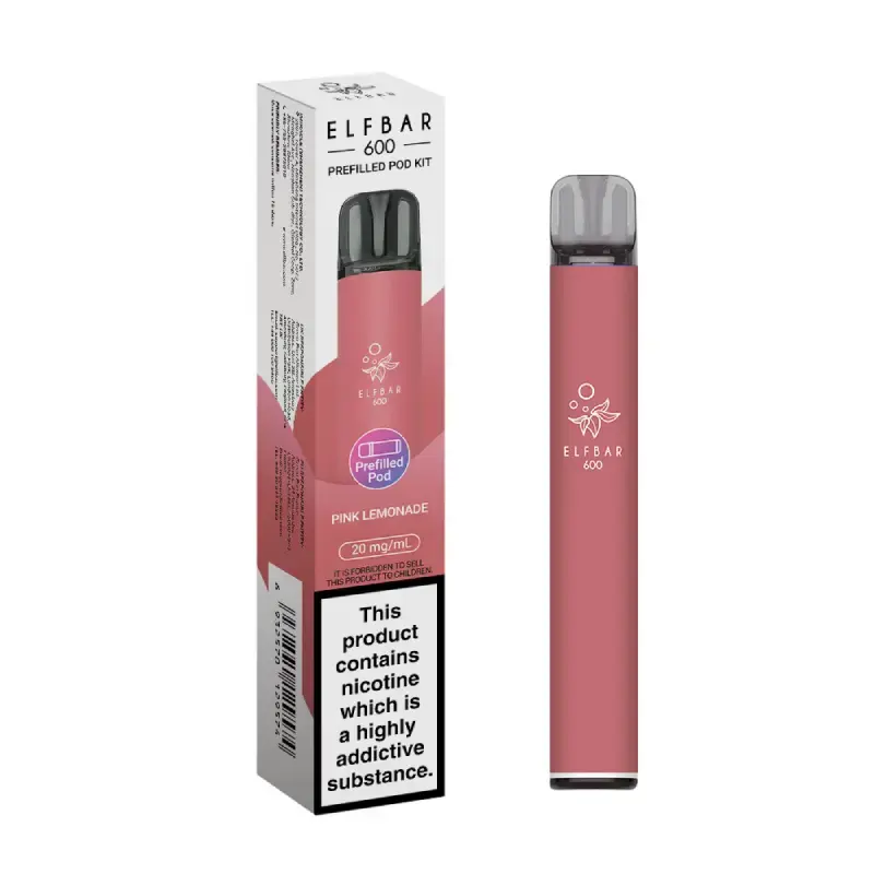 Pink Lemonade Elf Bar 600 Prefilled Pod Kit